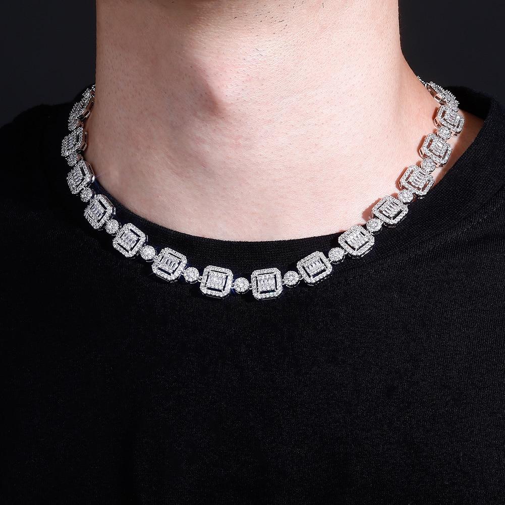12MM BAGUETTE & ROUND CHAIN 14K - ICECI