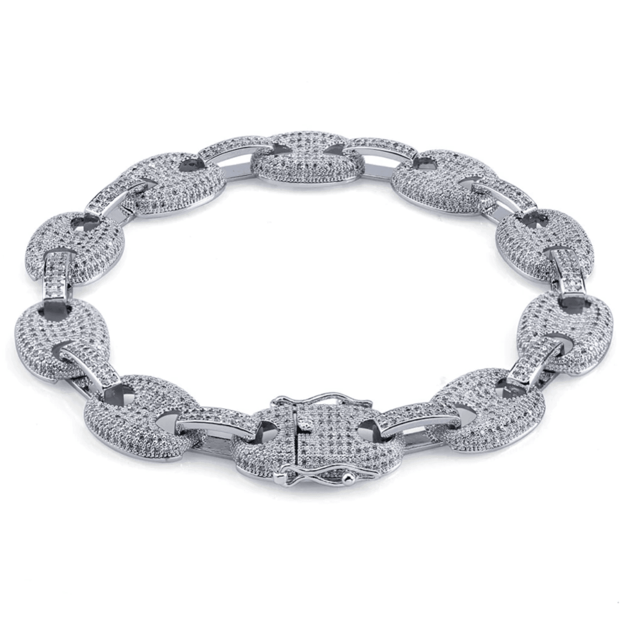12MM GUCCI LINK BRACELET 18K - ICECI
