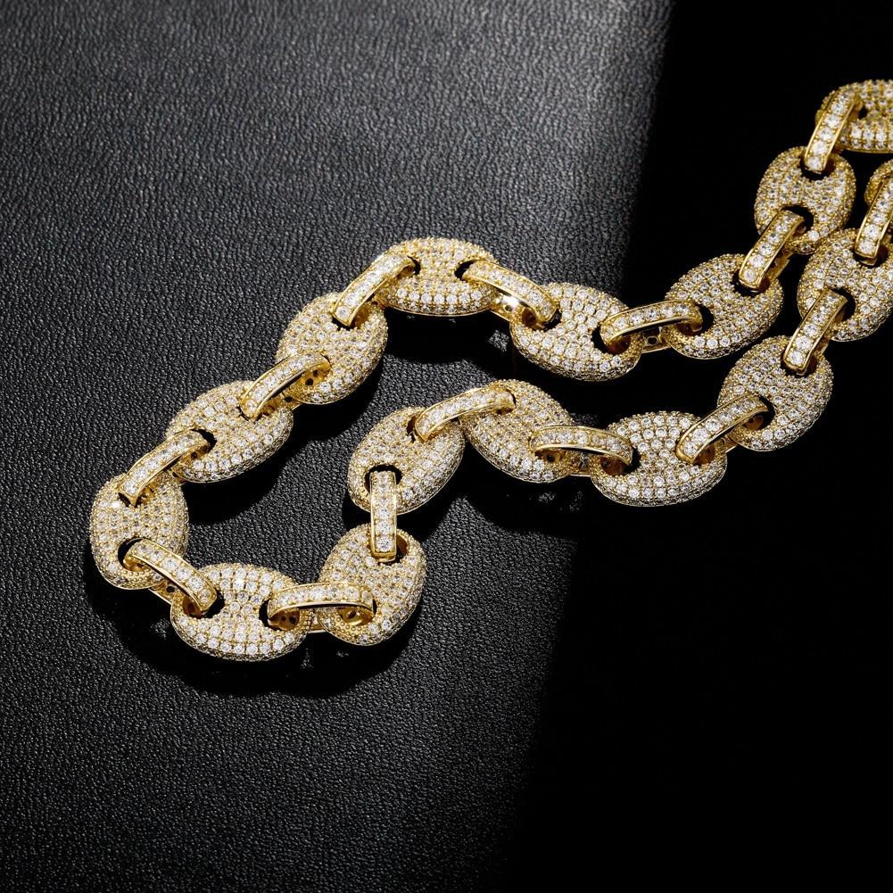 12MM GUCCI LINK CHAIN 18K - ICECI