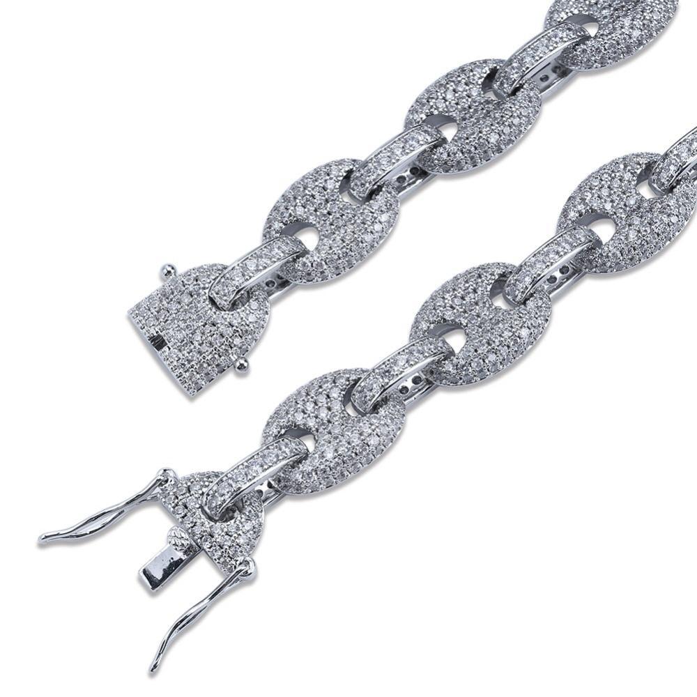 12MM GUCCI LINK CHAIN 18K - ICECI
