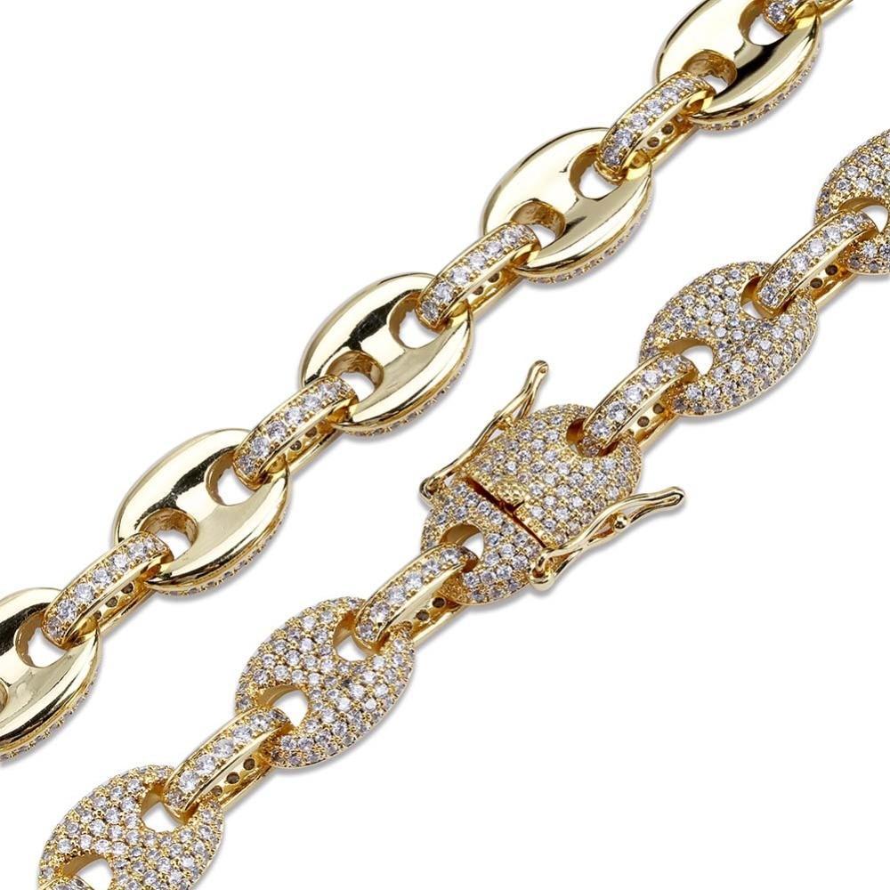 12MM GUCCI LINK CHAIN 18K - ICECI