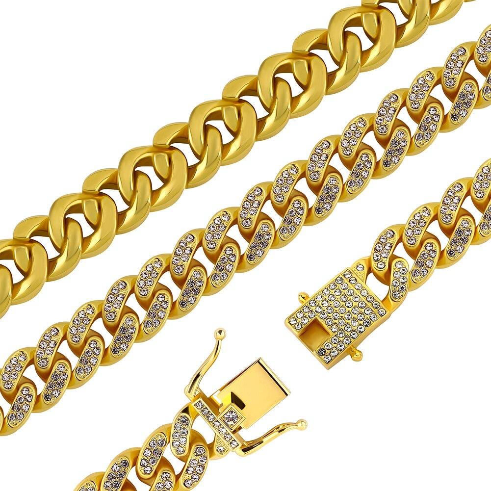 12mm Iced Cuban Bracelet 14K - ICECI