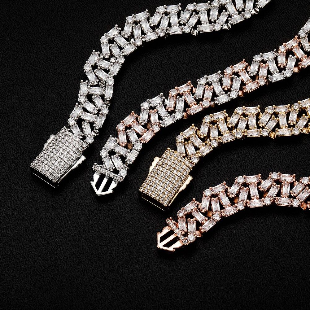 13mm Baguette Mariner Chain 14K - ICECI
