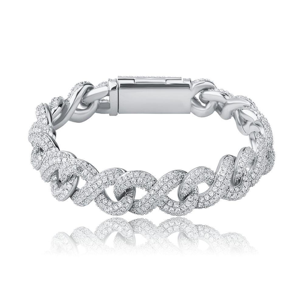 13MM INFINITY BRACELET 14K - ICECI