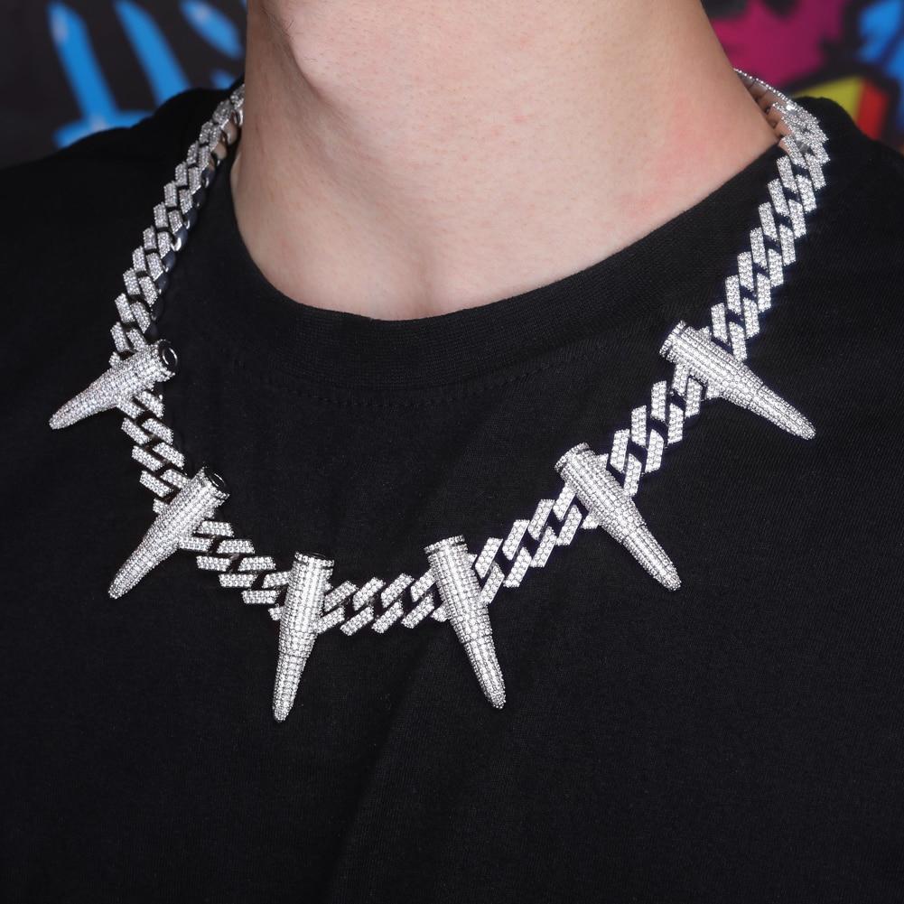 14MM RIVET BULLET CUBAN CHAIN 14K - ICECI