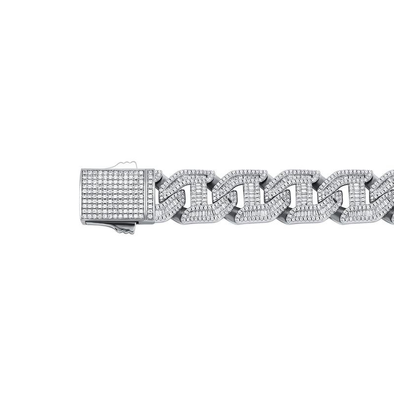 16MM BAGUETTE LINK BRACELET 14K - ICECI