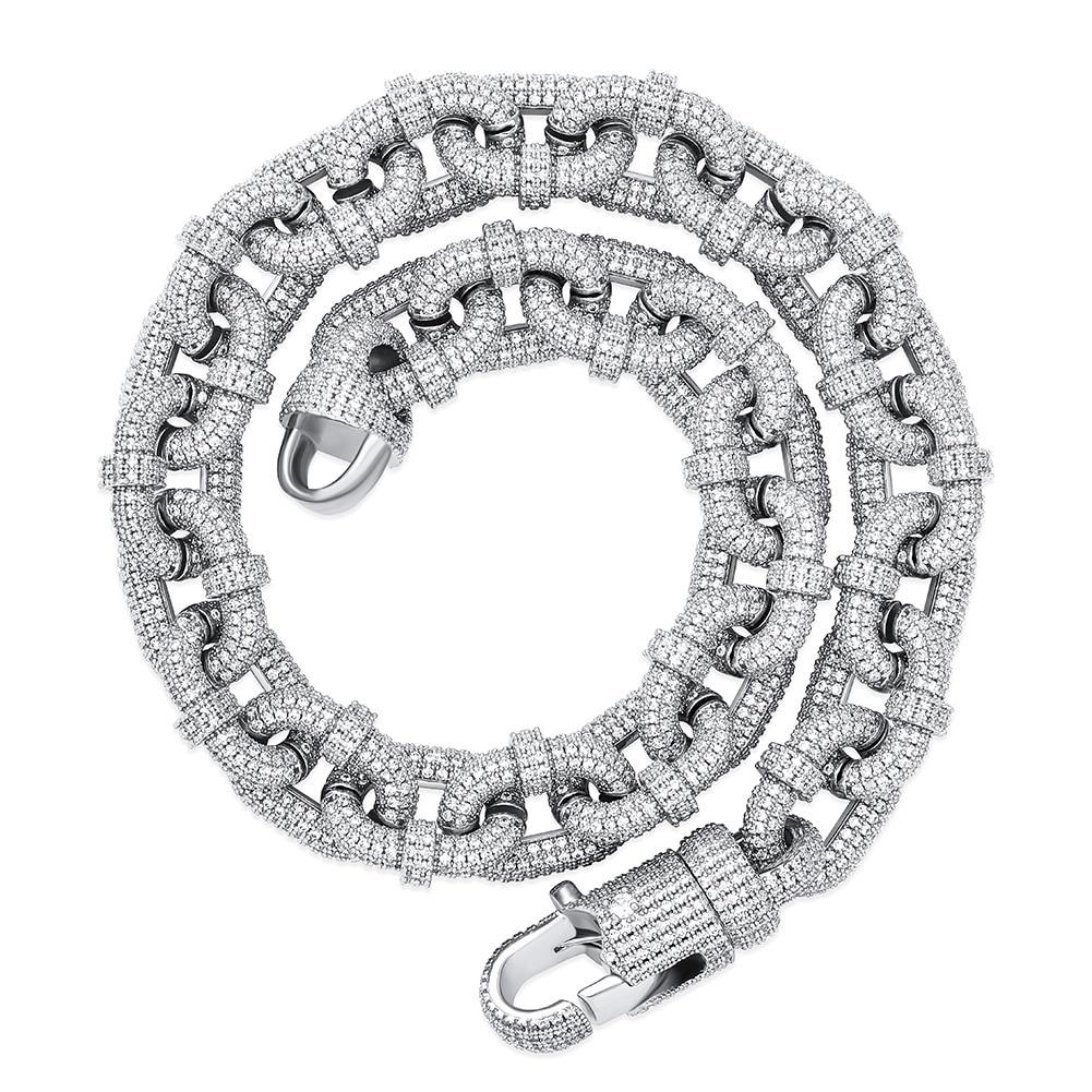 17MM CARABINER CLIP CHAIN 14K - ICECI