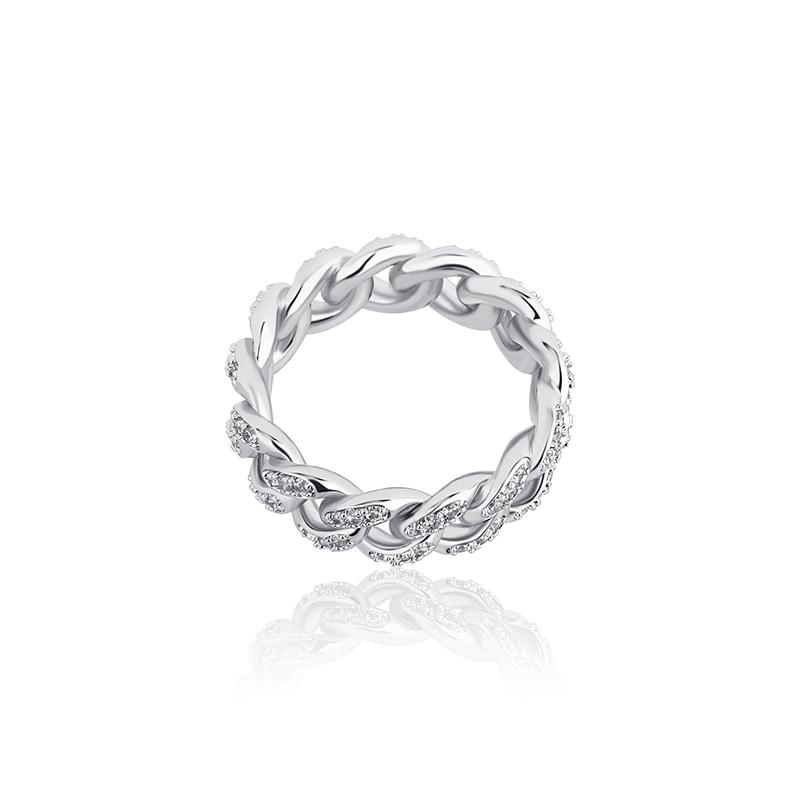 8MM CUBAN RING 14K - ICECI