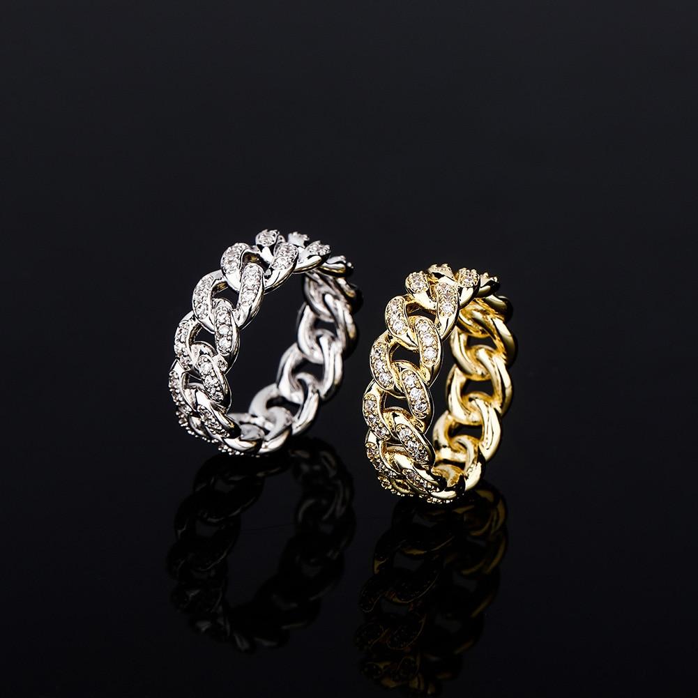 8MM CUBAN RING 14K - ICECI