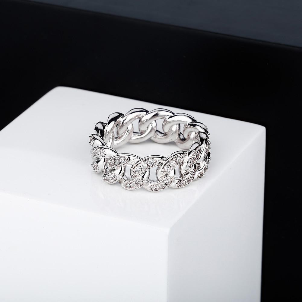 8MM CUBAN RING 14K - ICECI