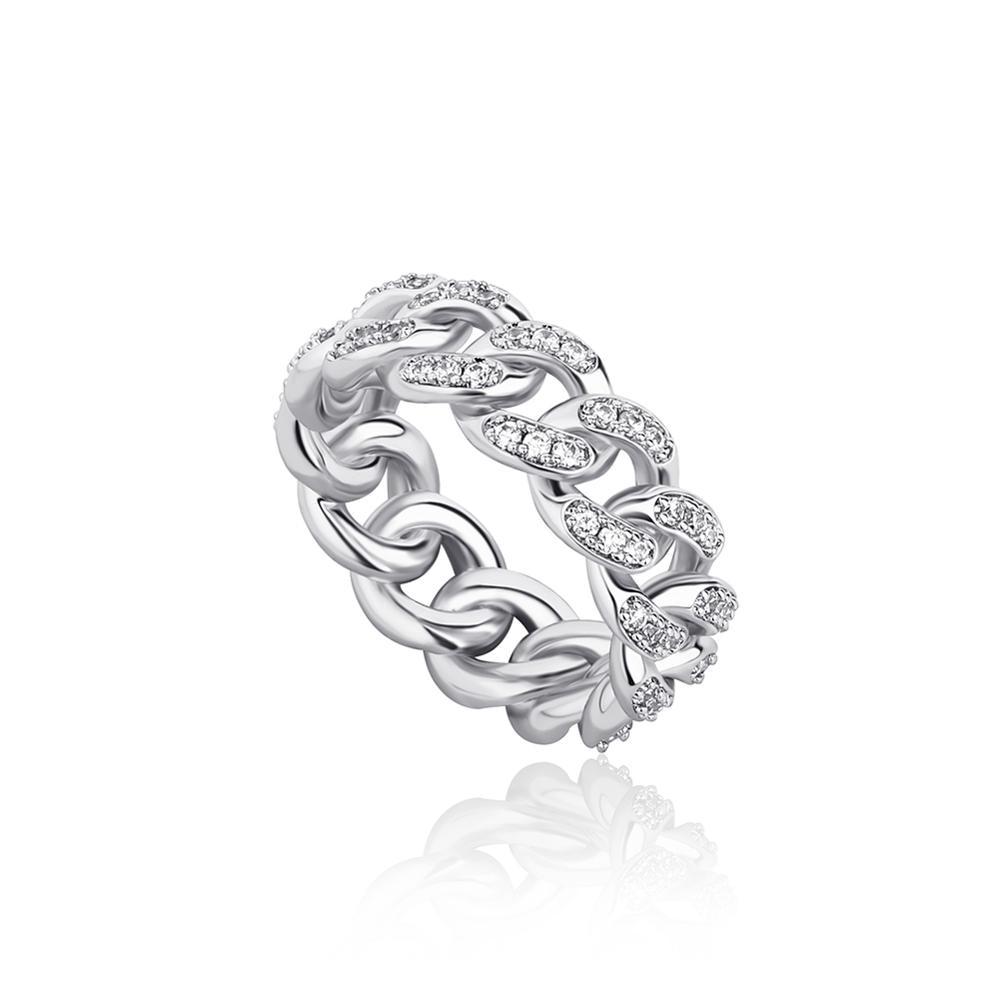 8MM CUBAN RING 14K - ICECI