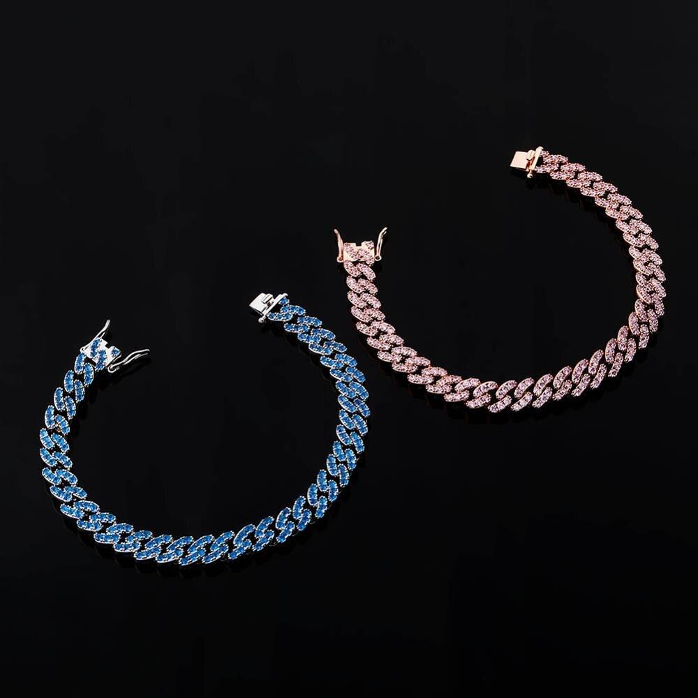 8MM ICY CUBAN LINK BRACELET 14K - ICECI