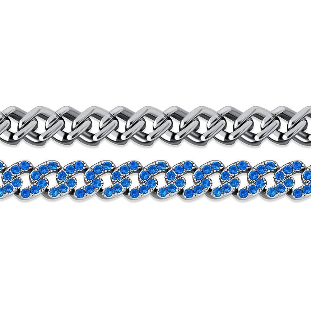 8MM ICY CUBAN LINK CHAIN 14K - ICECI