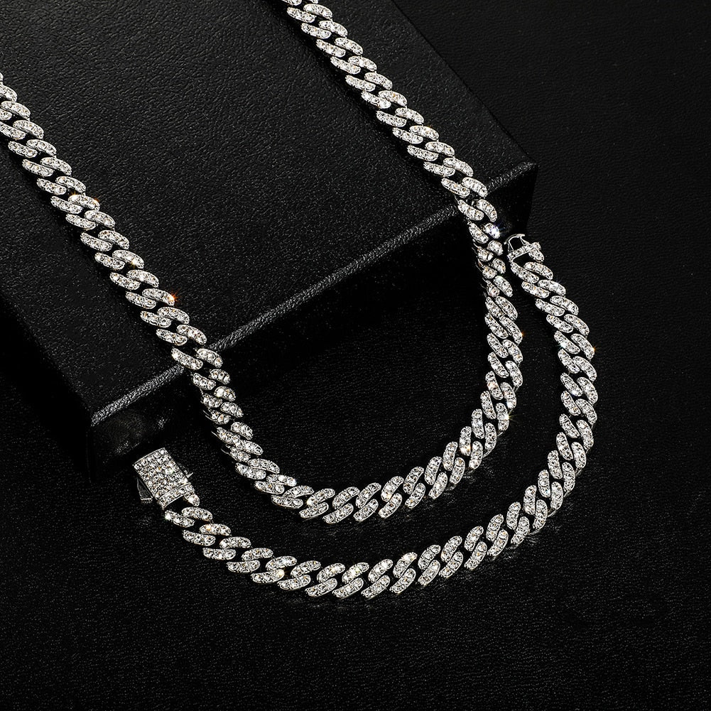 9mm Iced Cuban Bracelet 14K - ICECI