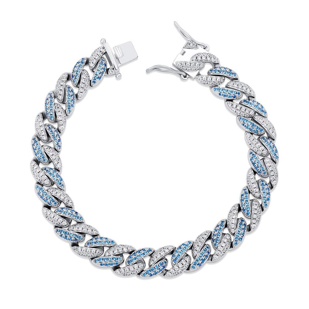 9MM ICY CUBAN LINK BRACELET 14K - ICECI