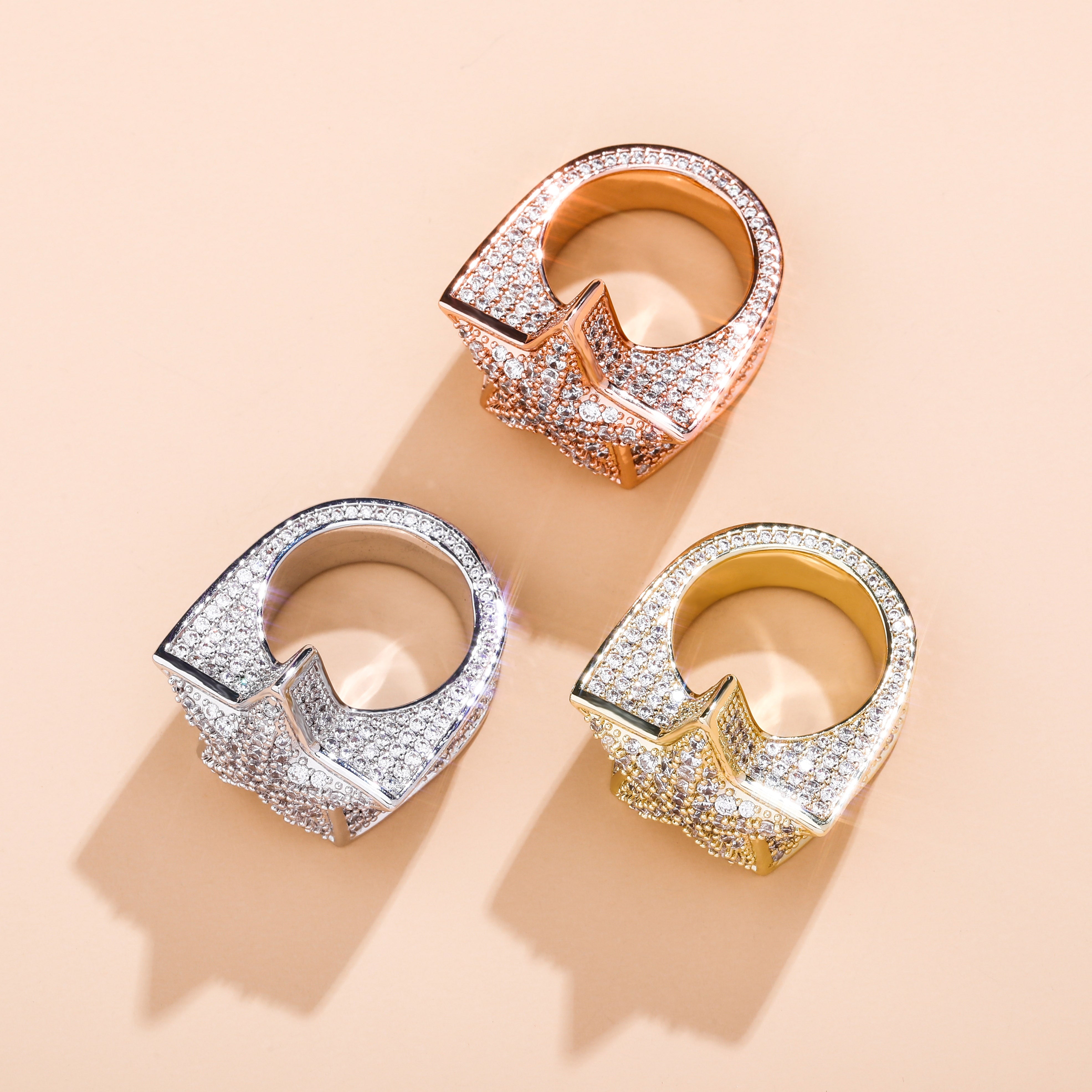 Diamond Star Ring 14K