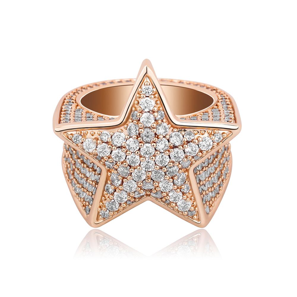 Diamond Star Ring 14K