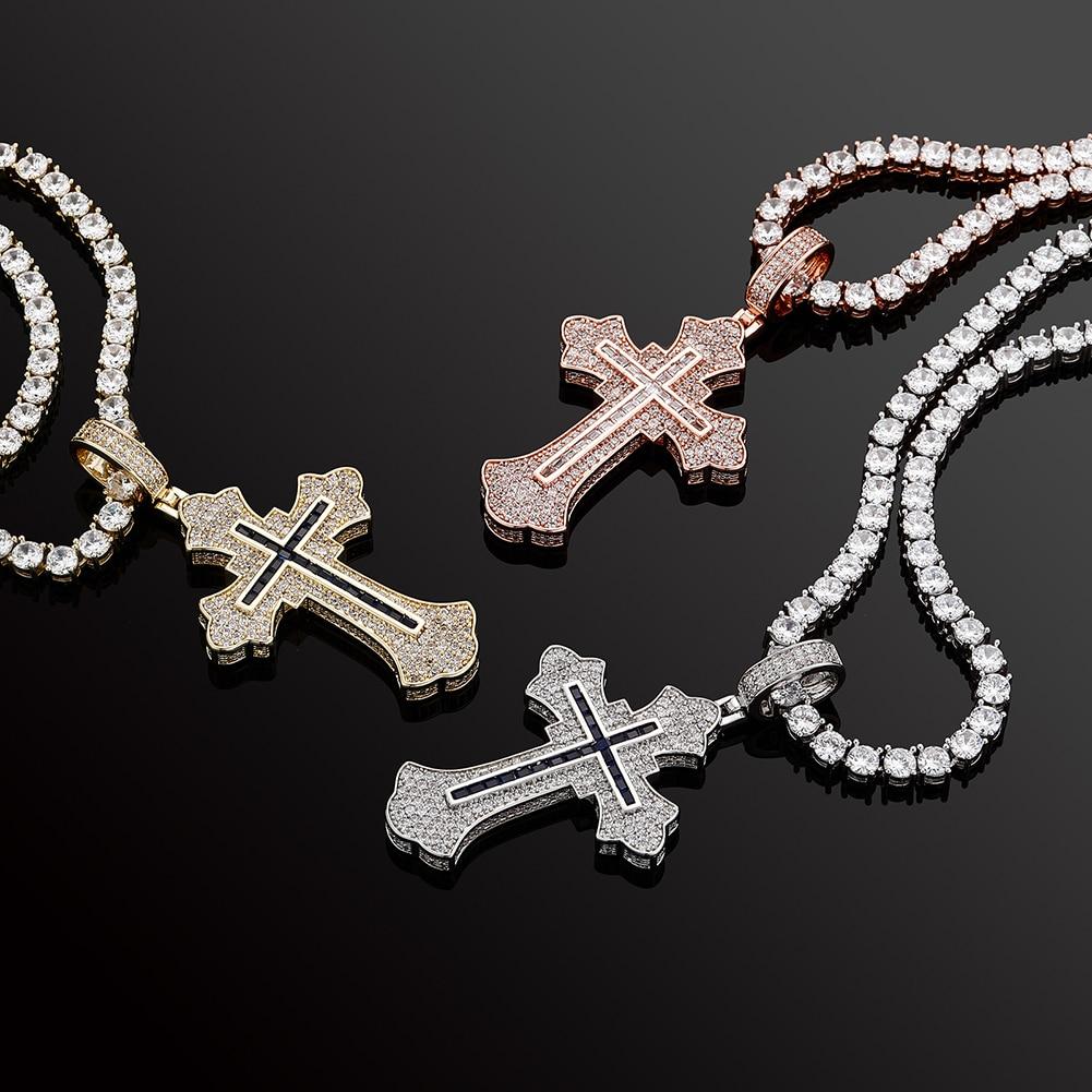 APOSTLES CROSS PENDANT 14K - ICECI