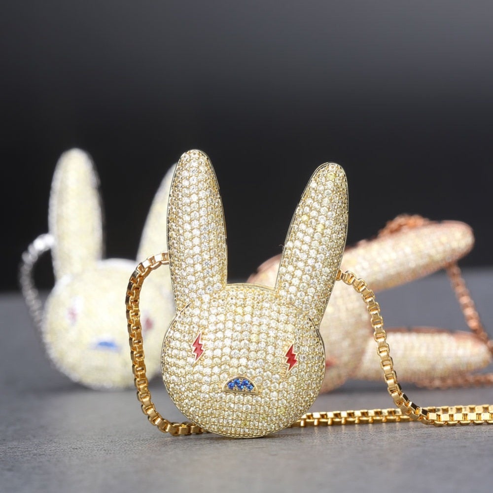 Bad Bunny Pendant 18K - ICECI