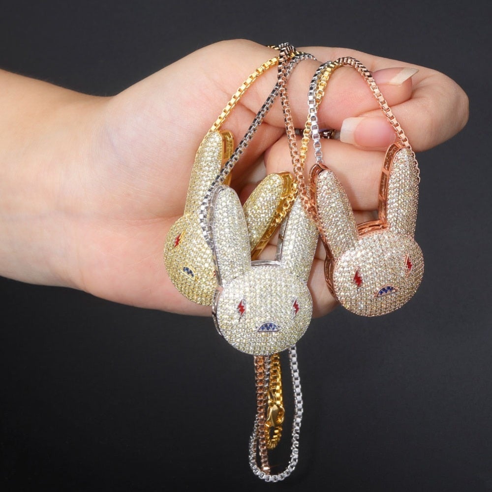 Bad Bunny Pendant 18K - ICECI