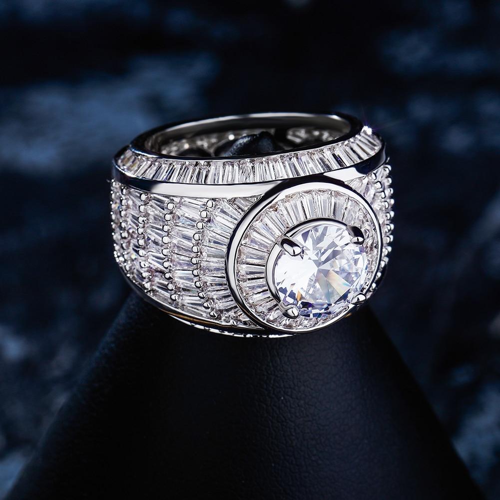 BAGUETTE CLUSTER RING 14K - ICECI