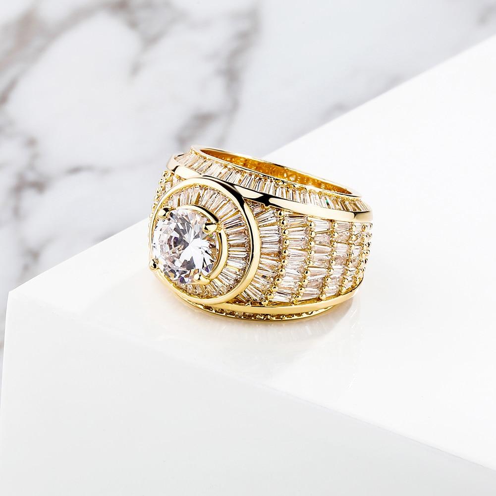 BAGUETTE CLUSTER RING 14K - ICECI