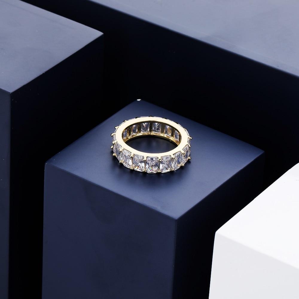 BAGUETTE RING 14K - ICECI