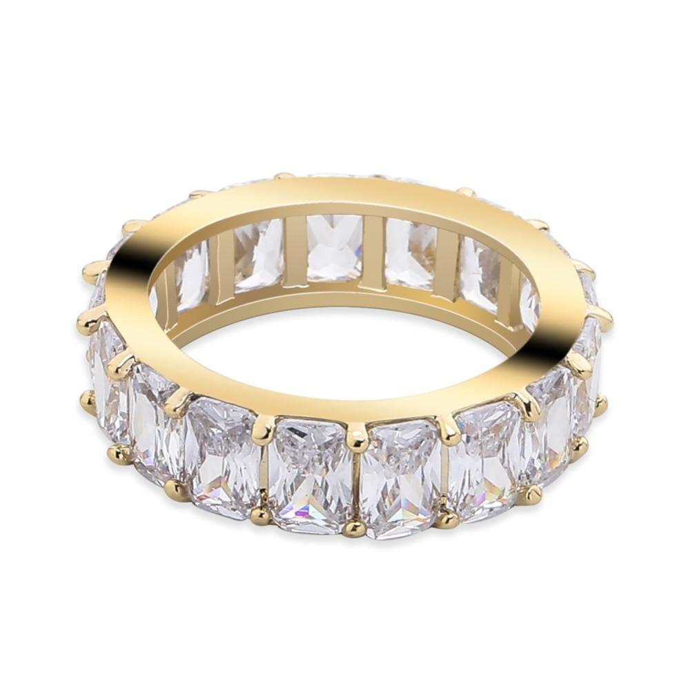 BAGUETTE RING 14K - ICECI