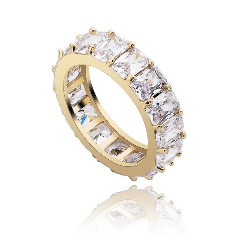 BAGUETTE RING 14K - ICECI