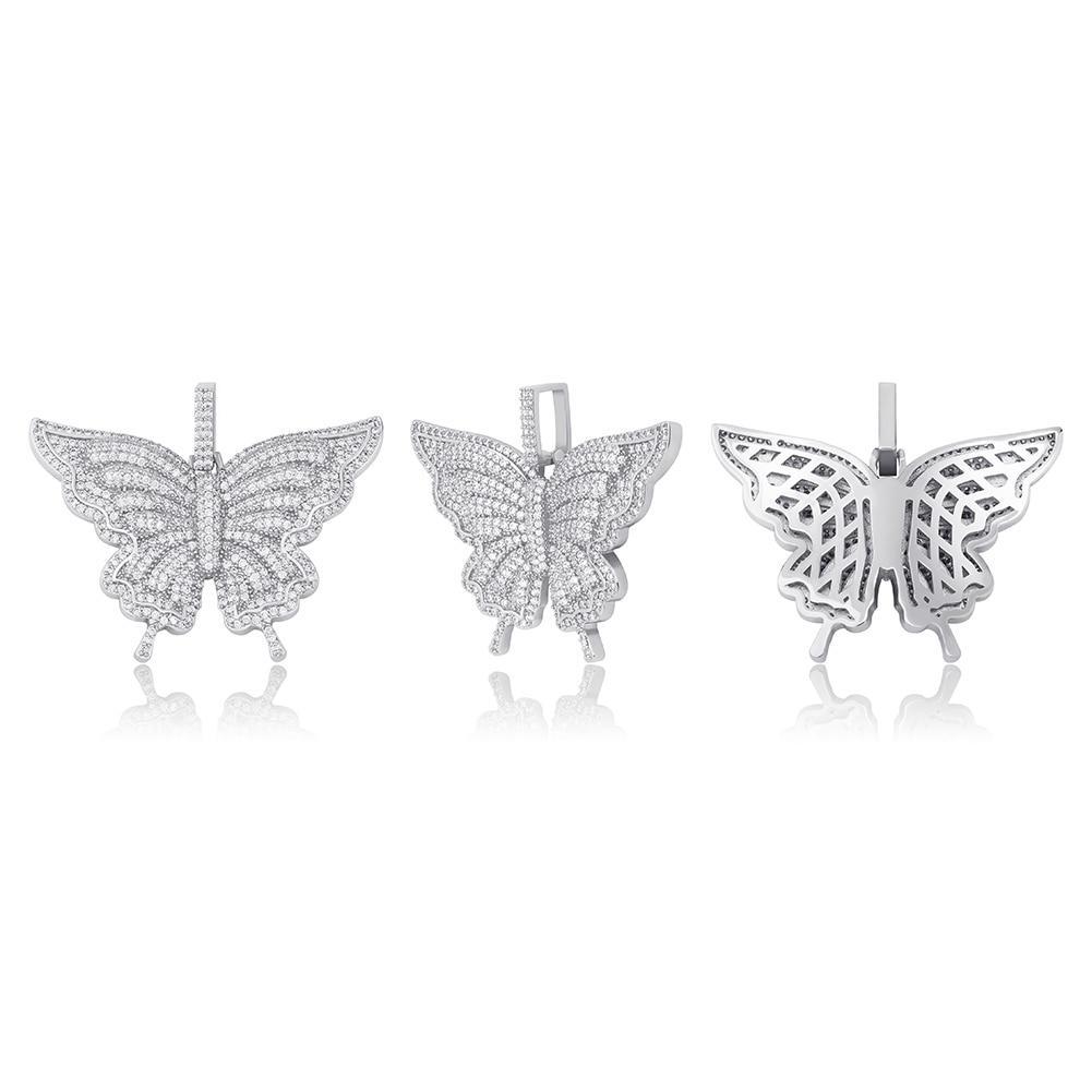 BLOSSOM BUTTERFLY PENDANT 14K - ICECI