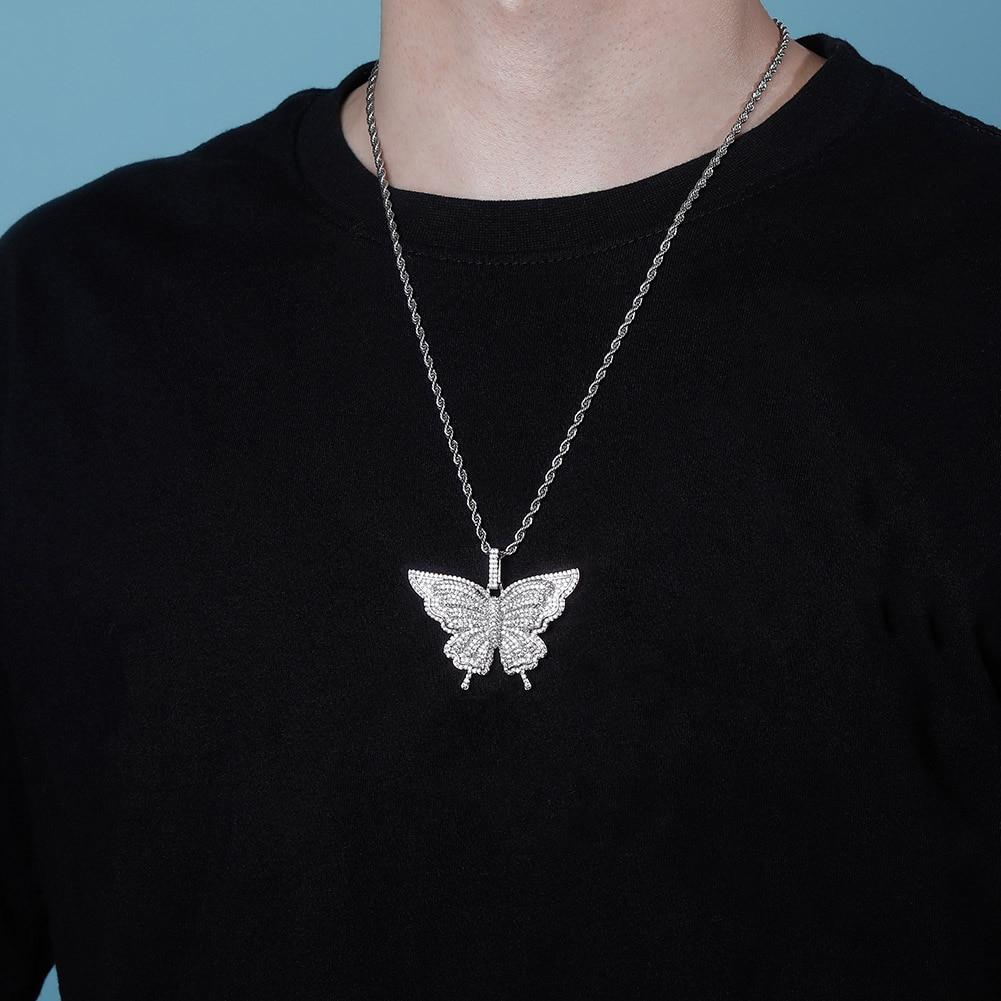 BLOSSOM BUTTERFLY PENDANT 14K - ICECI