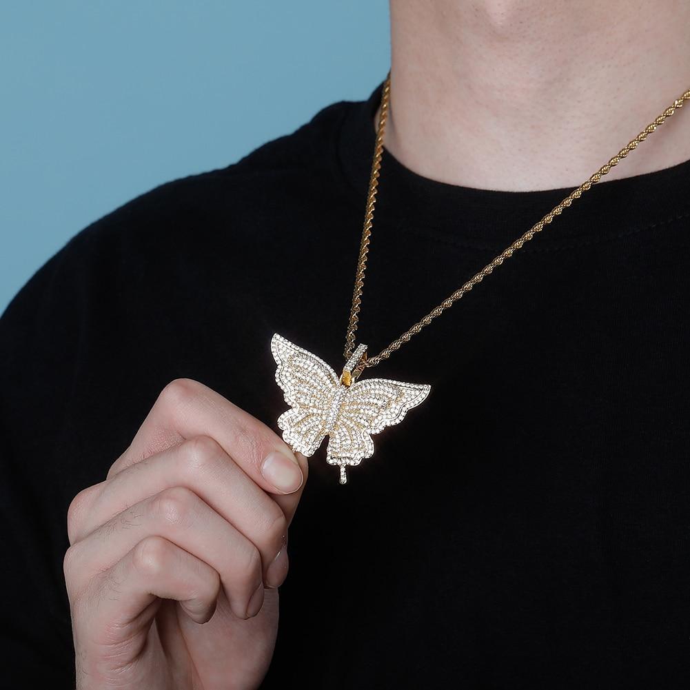 BLOSSOM BUTTERFLY PENDANT 14K - ICECI