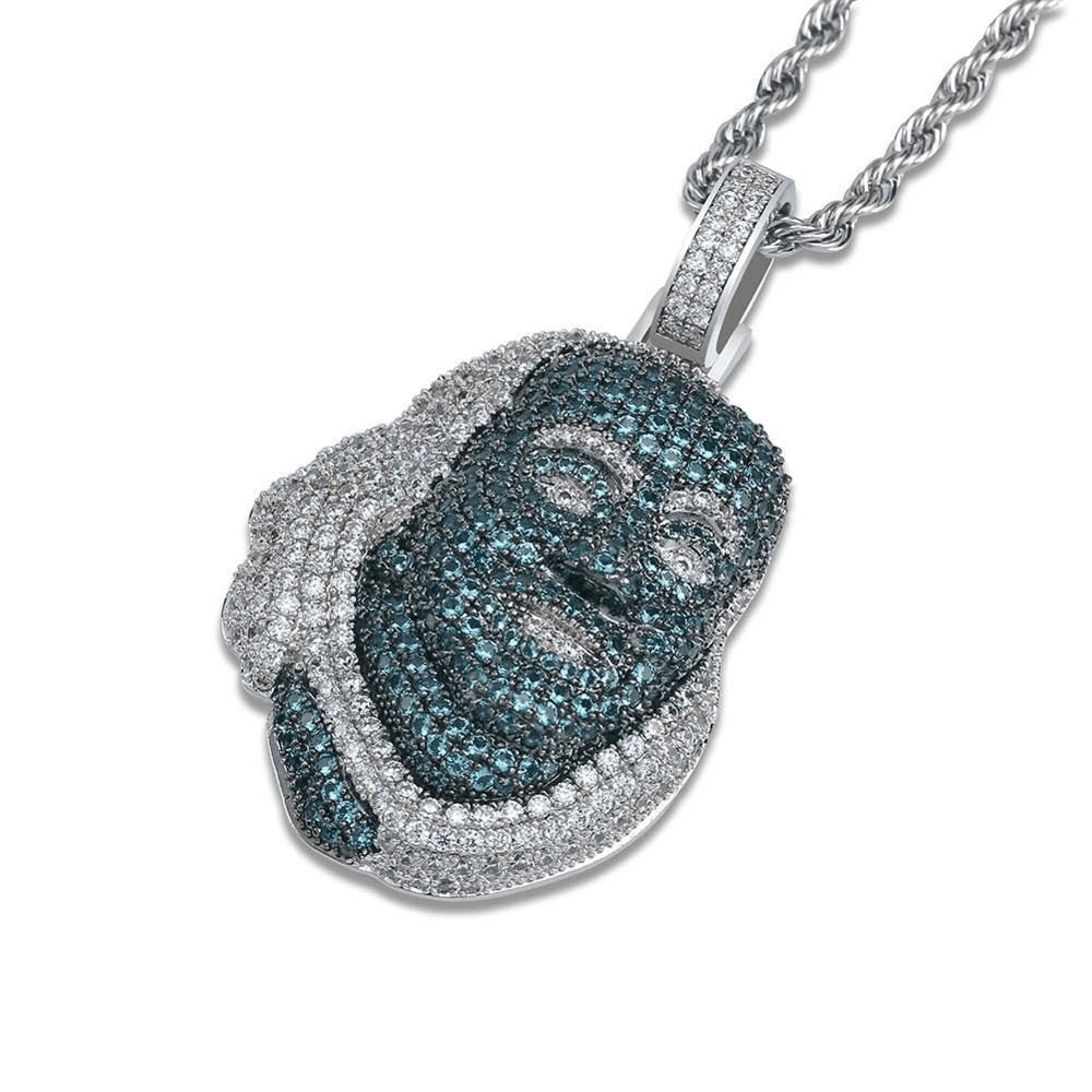 BLUEFACE BENJAMIN FRANKLIN PENDANT 18K - ICECI