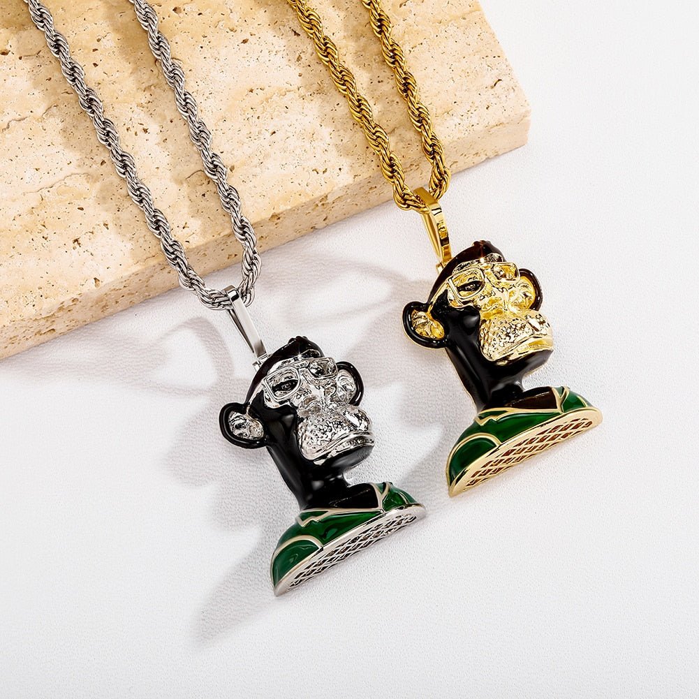Bored Ape NFT V2 Pendant 14K - ICECI