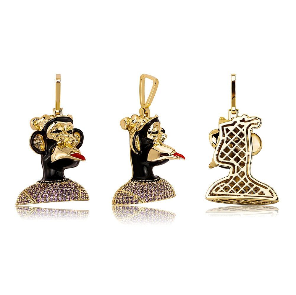 Bored Ape NFT V3 Pendant 14K - ICECI