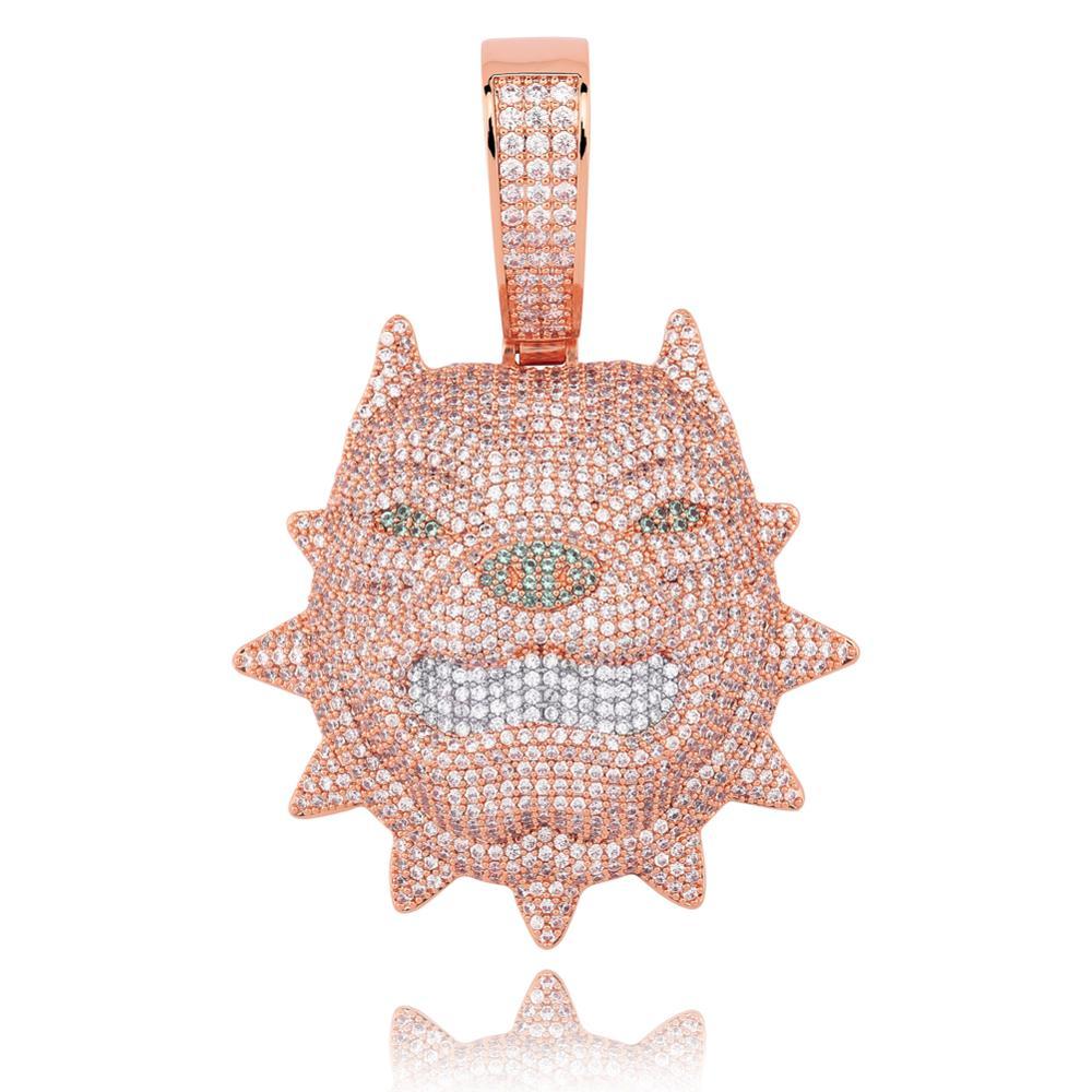 BULLY DOG PENDANT 14K - ICECI