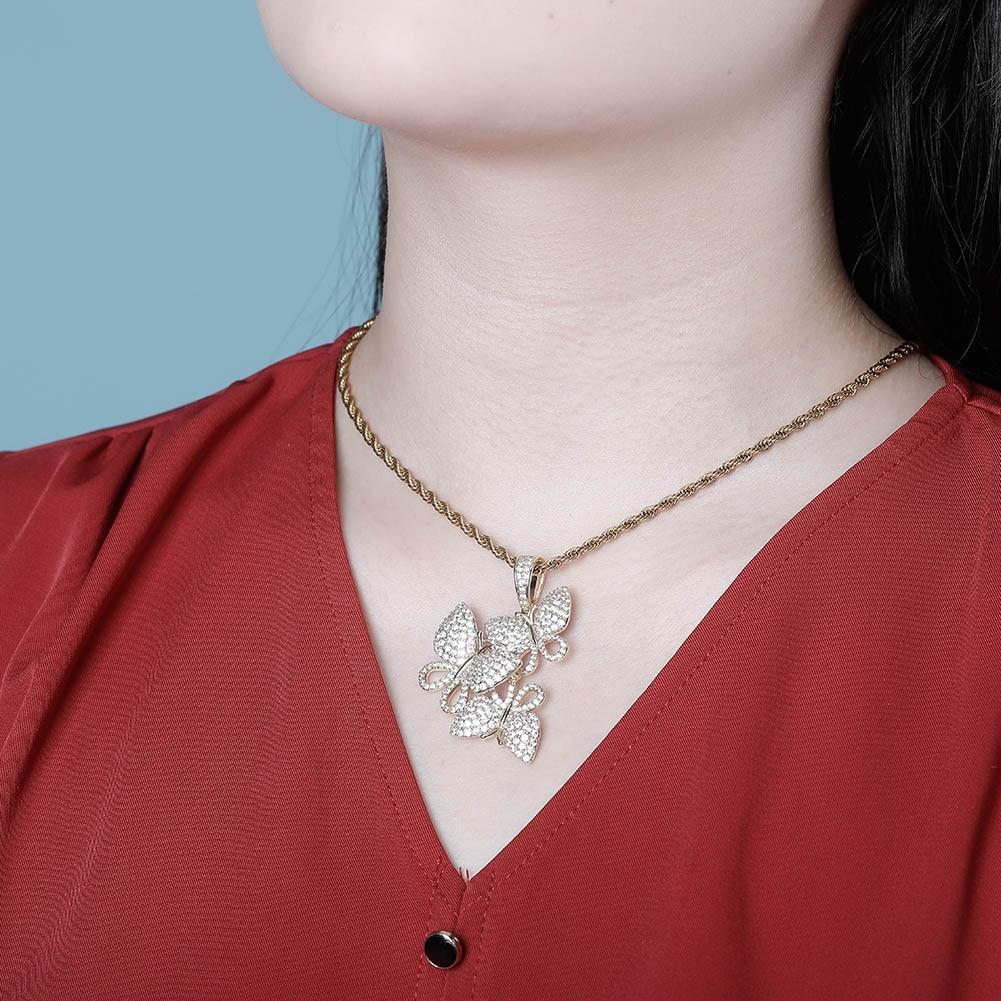 BUTTERFLY EFFECT PENDANT 14K - ICECI