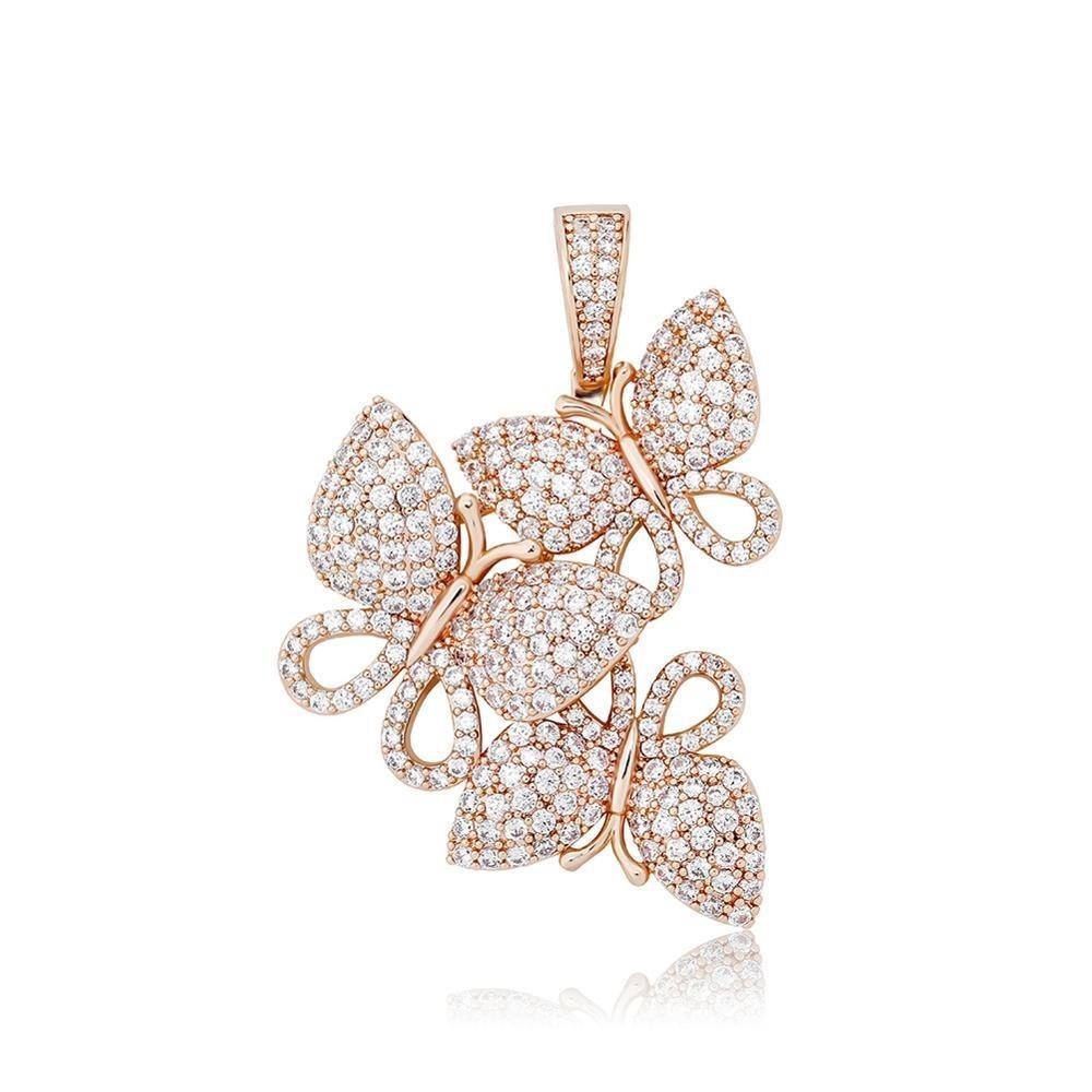 BUTTERFLY EFFECT PENDANT 14K - ICECI