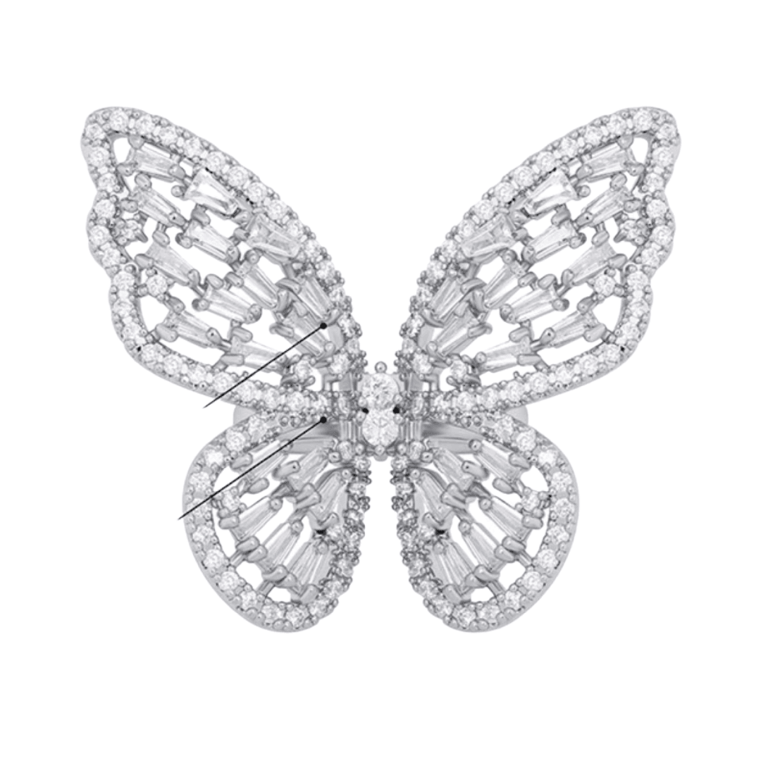 BUTTERFLY SPIRIT RING 14K - ICECI