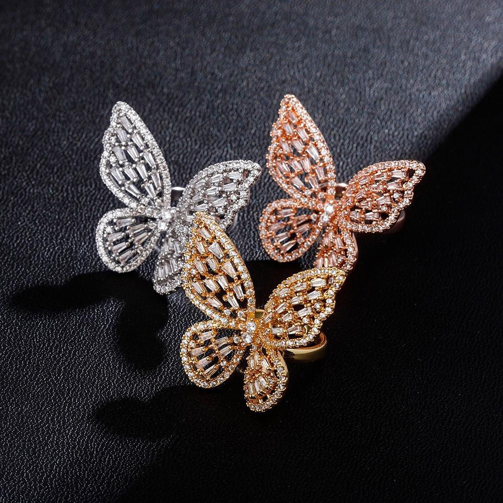 BUTTERFLY SPIRIT RING 14K - ICECI