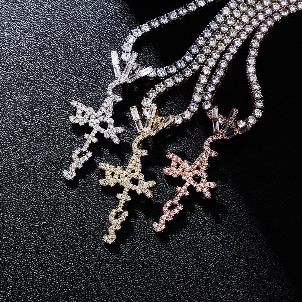 CACTUS JACK CROSS PENDANT 18K - ICECI