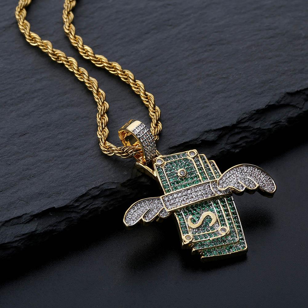 CASH ANGEL PENDANT 18K - ICECI