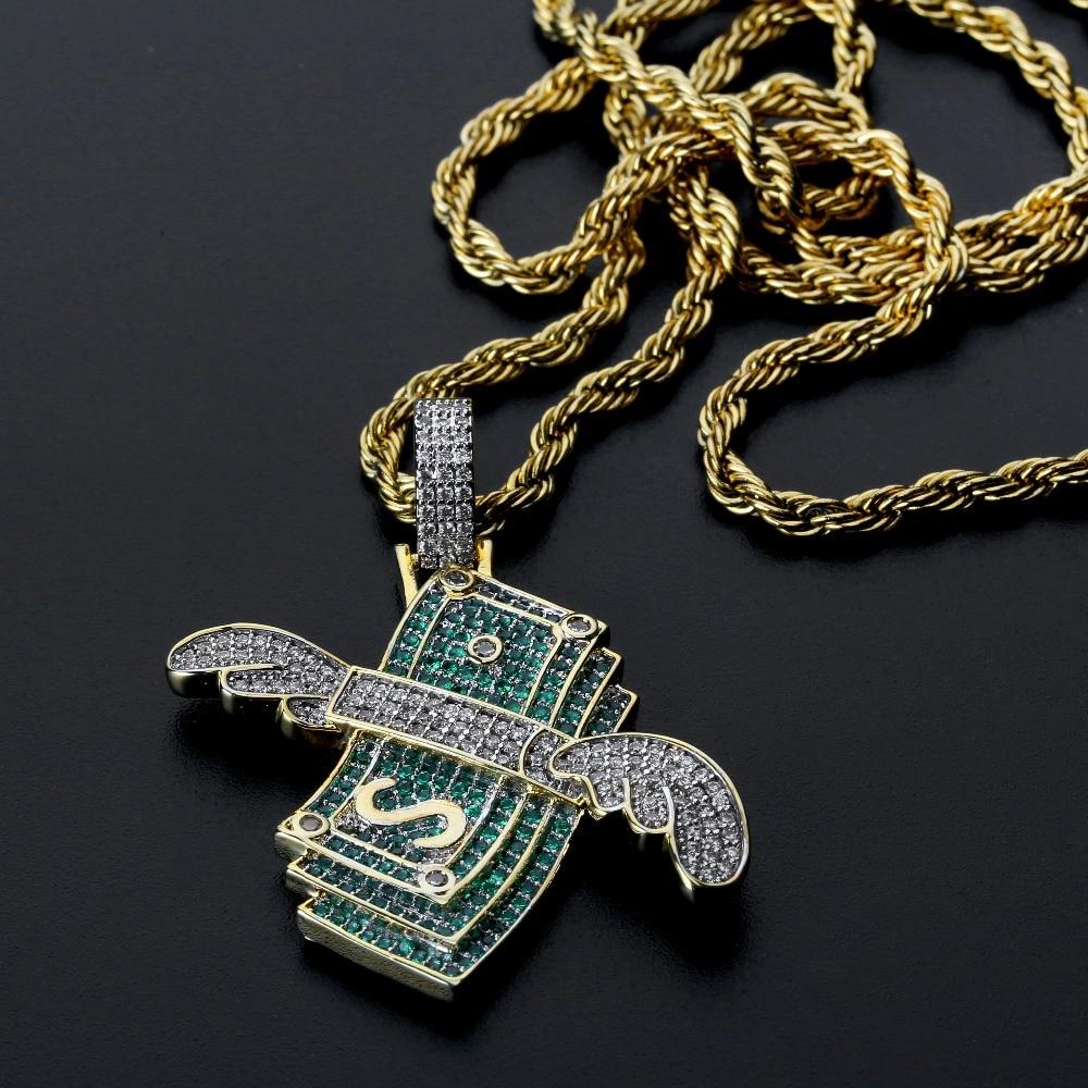 CASH ANGEL PENDANT 18K - ICECI