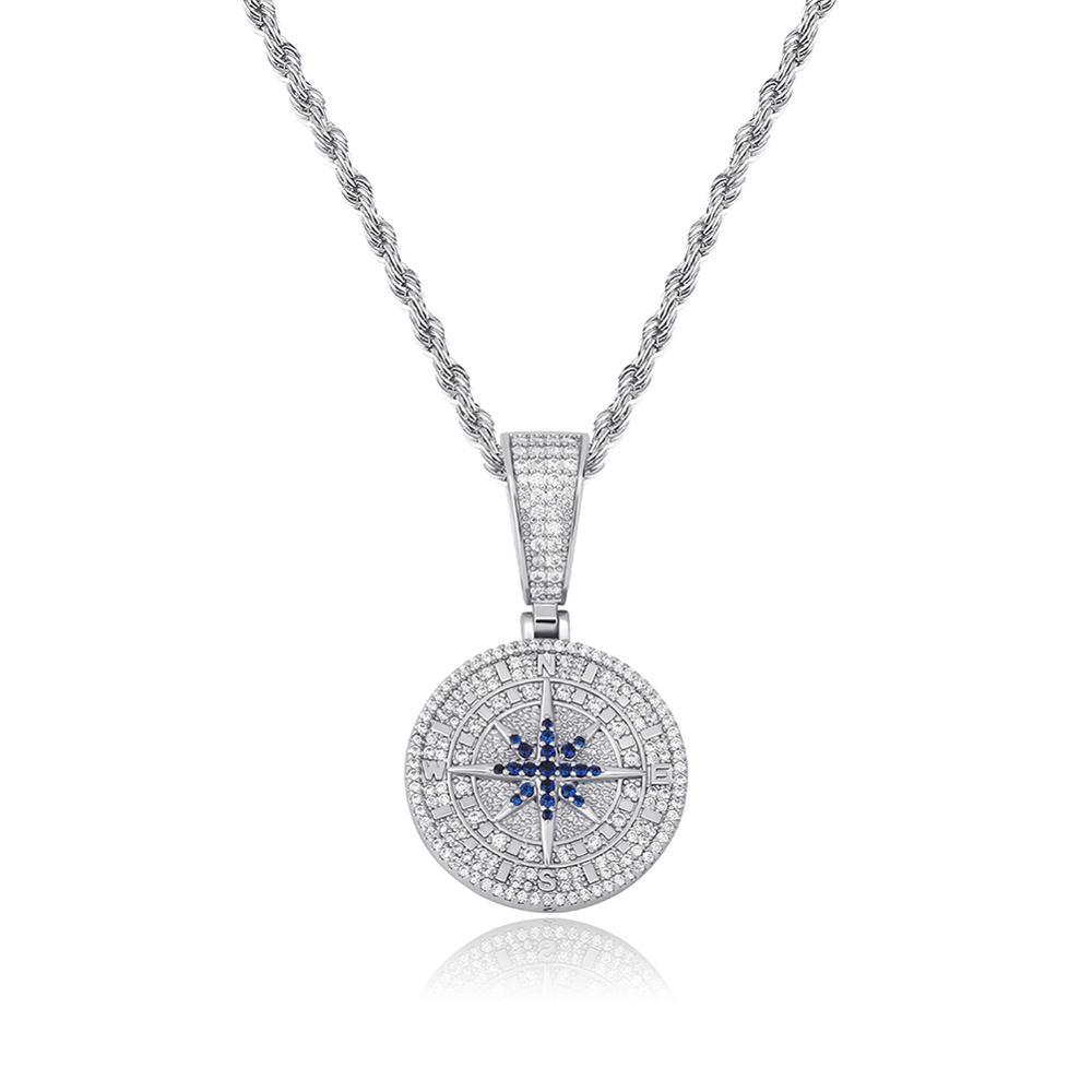 COMPASS PENDANT 14K - ICECI