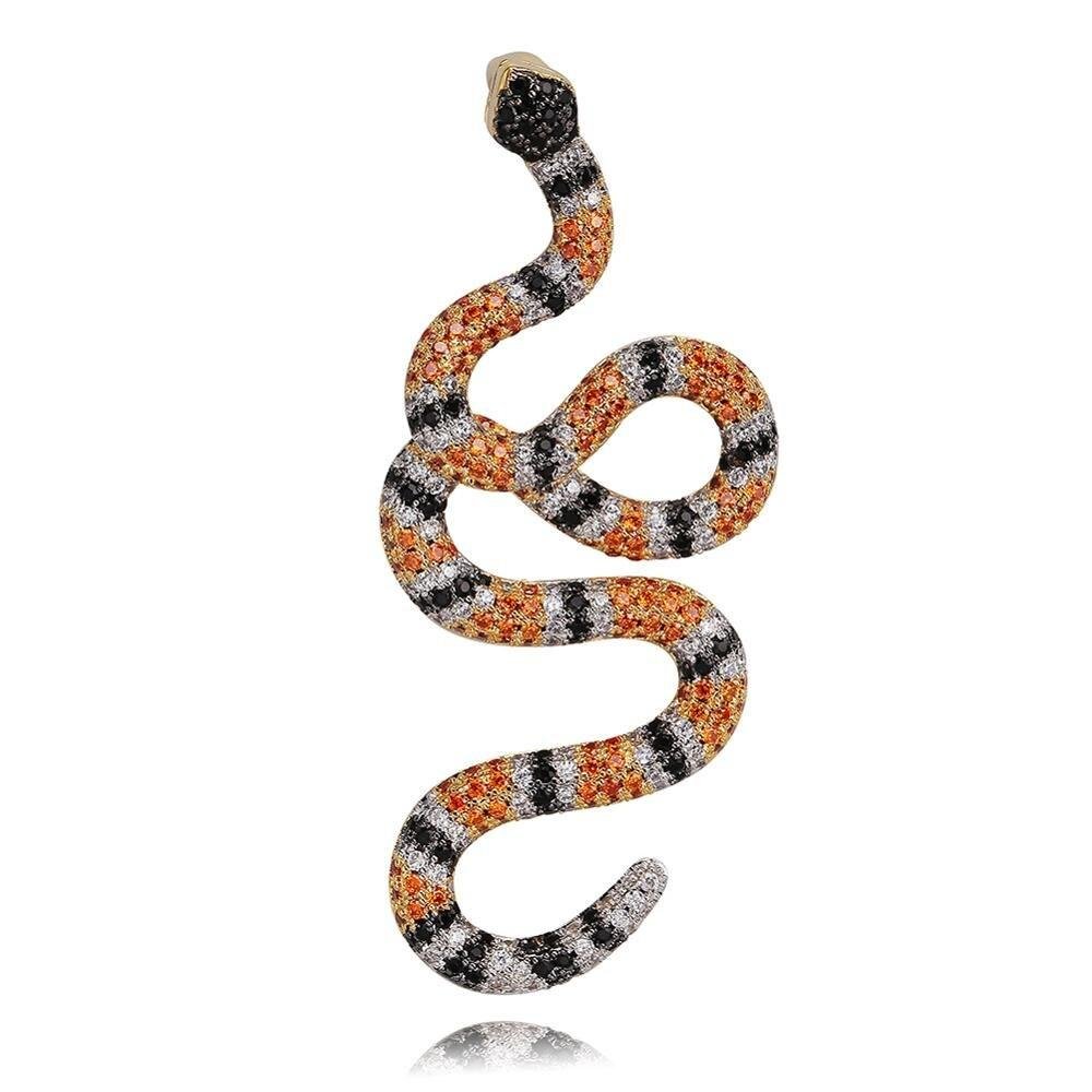 CORAL SNAKE PENDANT 18K - ICECI