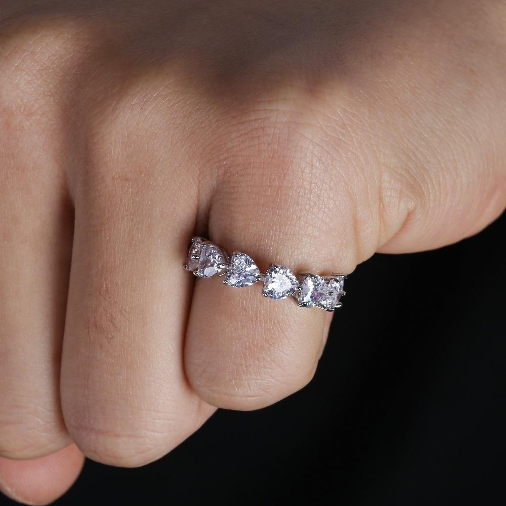 CRYSTAL HEART RING 18K - ICECI