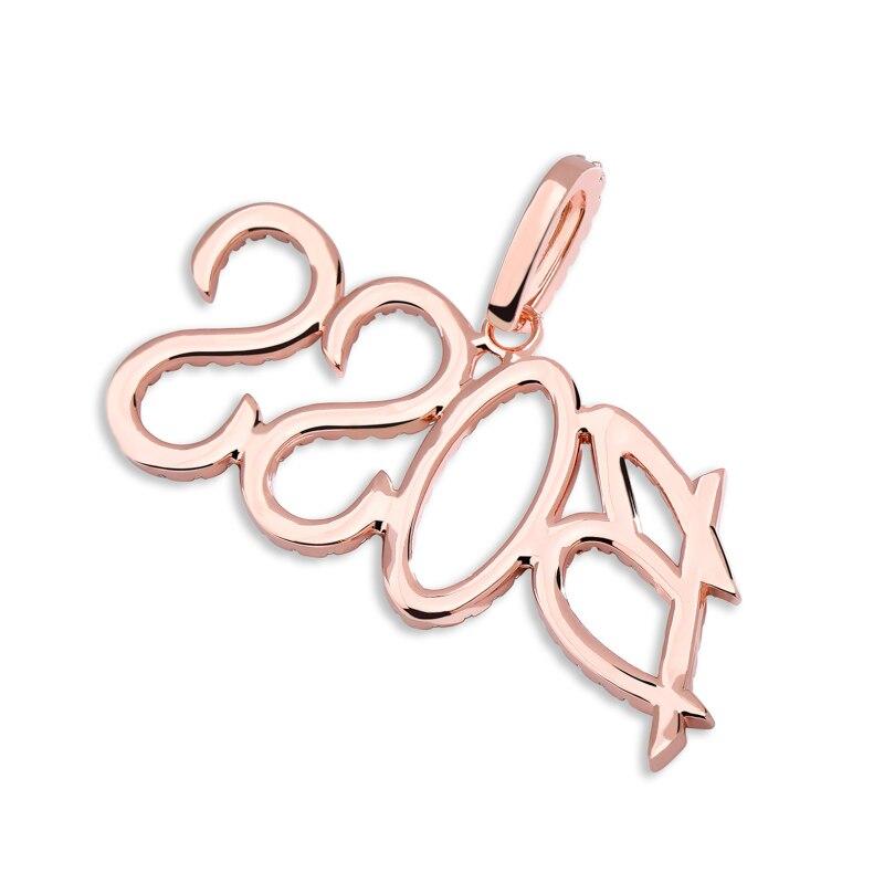 CUSTOM BRUSH FONT PENDANT 18K - ICECI