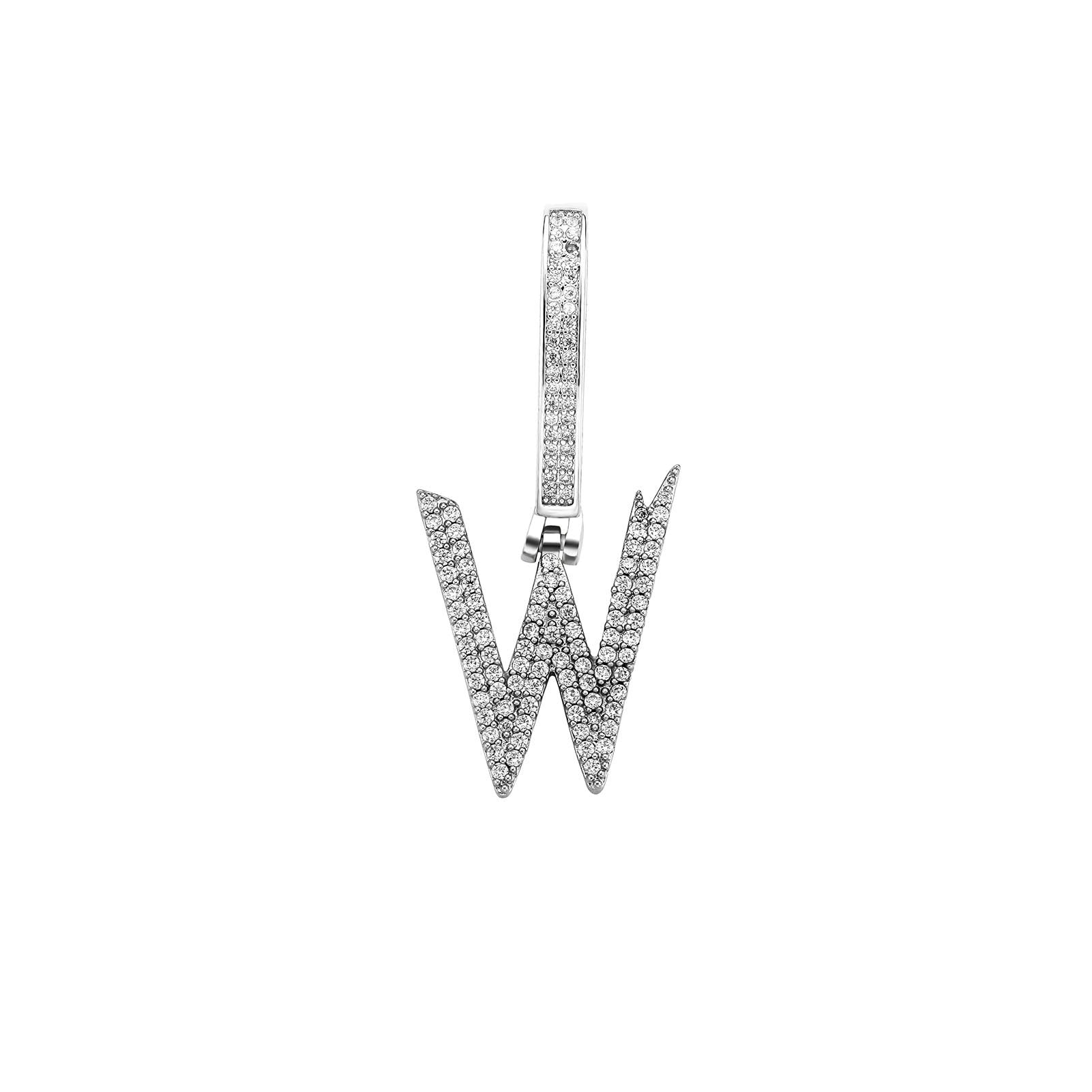 CUSTOM NEW BRUSH LETTER PENDANT 14K - ICECI