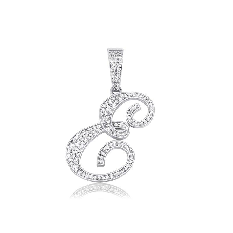 CUSTOM SCRIPT LETTER PENDANT 14K - ICECI