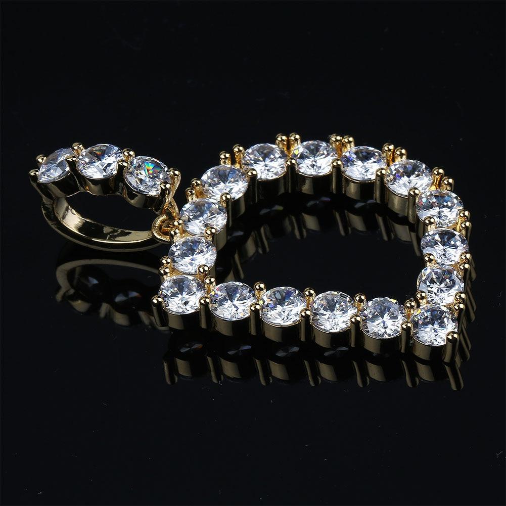 CUSTOM TENNIS LETTER PENDANT 14K - ICECI